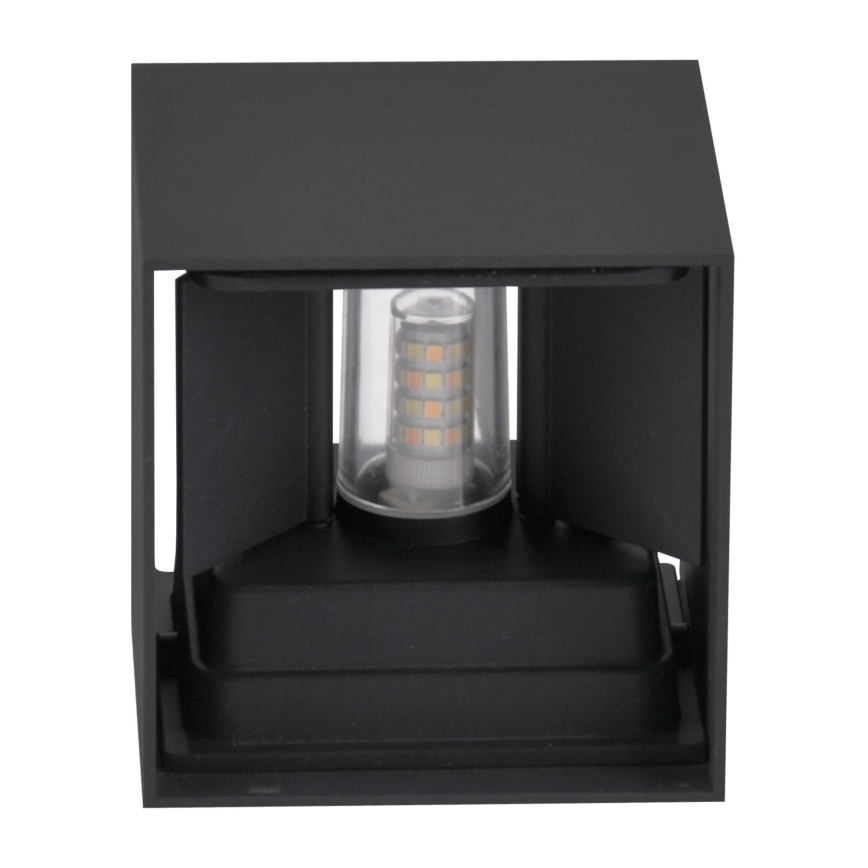 Iluminação de parede exterior KIOTO 1xG9/5W/230V IP44 preta