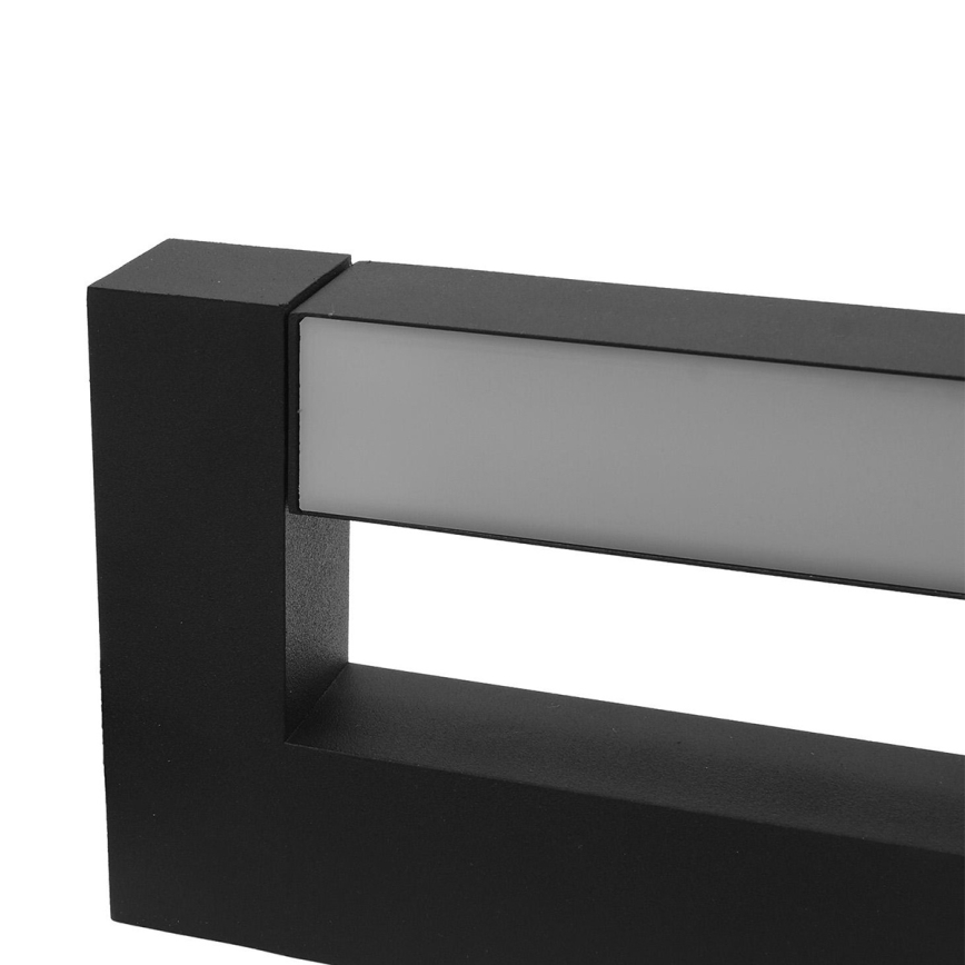 LED Flexível iluminação de parede exterior 2xLED/16W/230V IP54 90 cm preto