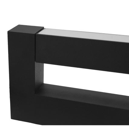 LED Flexível iluminação de parede exterior 2xLED/16W/230V IP54 90 cm preto