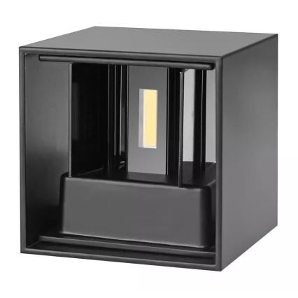 Iluminação de parede exterior LED 2xLED/3W/230V IP54 preta