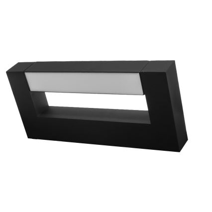 LED Flexível iluminação de parede exterior 2xLED/4W/230V IP54 30 cm preto
