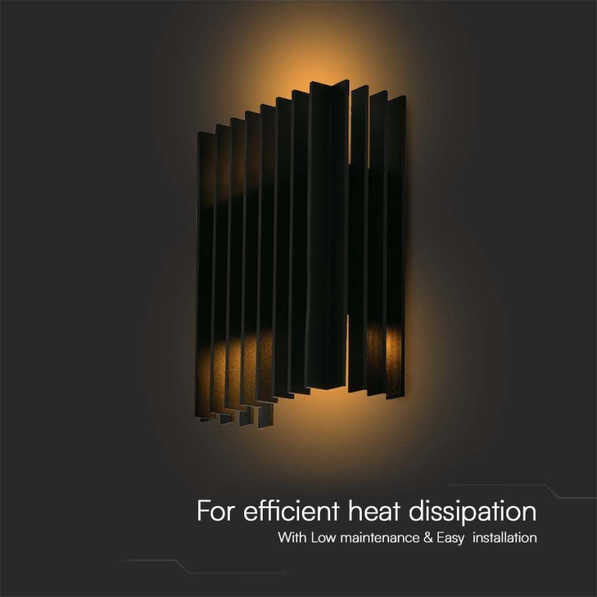 Iluminação de parede exterior LED 2xLED/6W/230V IP65 3000K