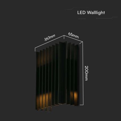 Iluminação de parede exterior LED 2xLED/6W/230V IP65 4000K