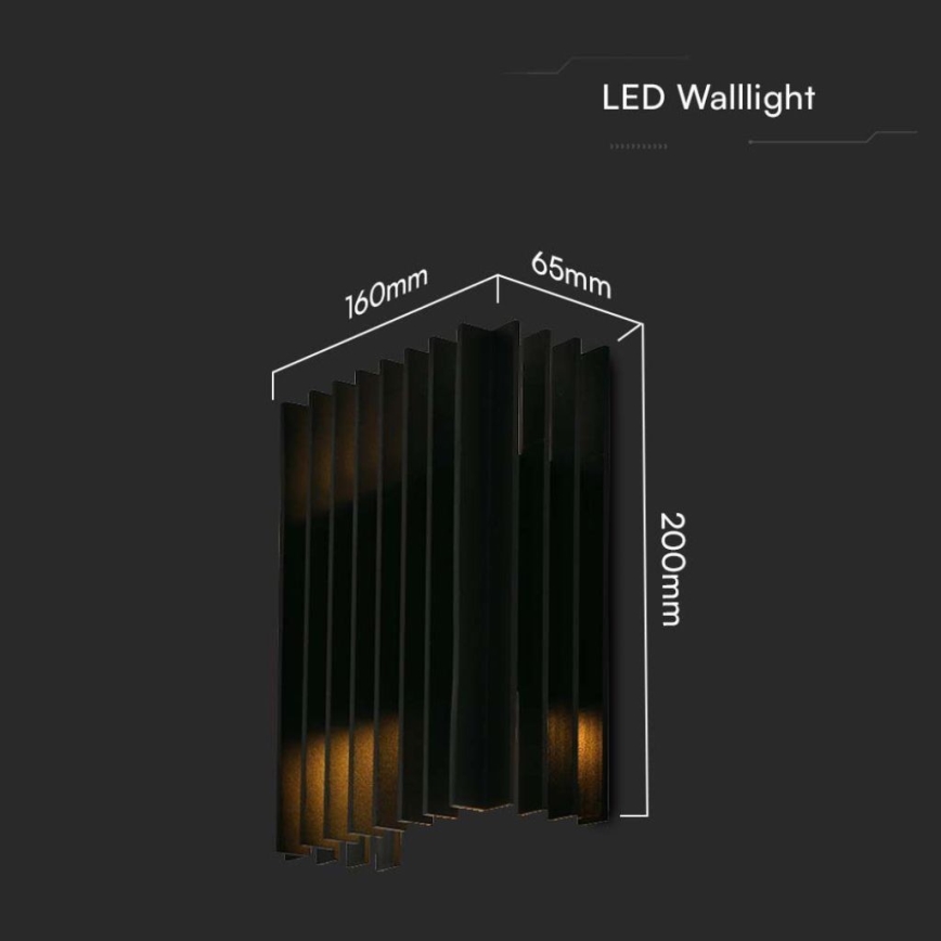 Iluminação de parede exterior LED 2xLED/6W/230V IP65 4000K