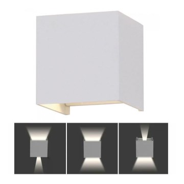 Iluminação de parede exterior LED/5W/230V 3000K IP65 branco