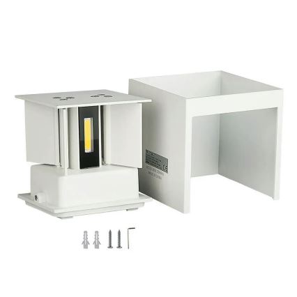 Iluminação de parede exterior LED/5W/230V 3000K IP65 branco