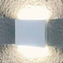 Iluminação de parede exterior LED CHICAGO 2xLED/3,25W/230V IP44 branca