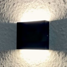 Iluminação de parede exterior LED CHICAGO 2xLED/3,25W/230V IP44