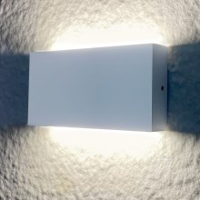Iluminação de parede exterior LED CHICAGO 2xLED/5,5W/230V IP44 branca