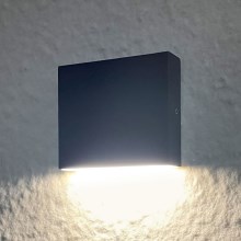 Iluminação de parede exterior LED CHICAGO LED/3,5W/230V IP44 preta