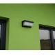 Iluminação de parede exterior LED com sensor LED/12W/230V IP54 preto