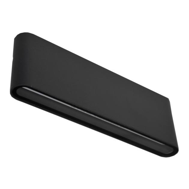 Iluminação de parede exterior LED FLOW LED/9W/230V IP54 4000K preto