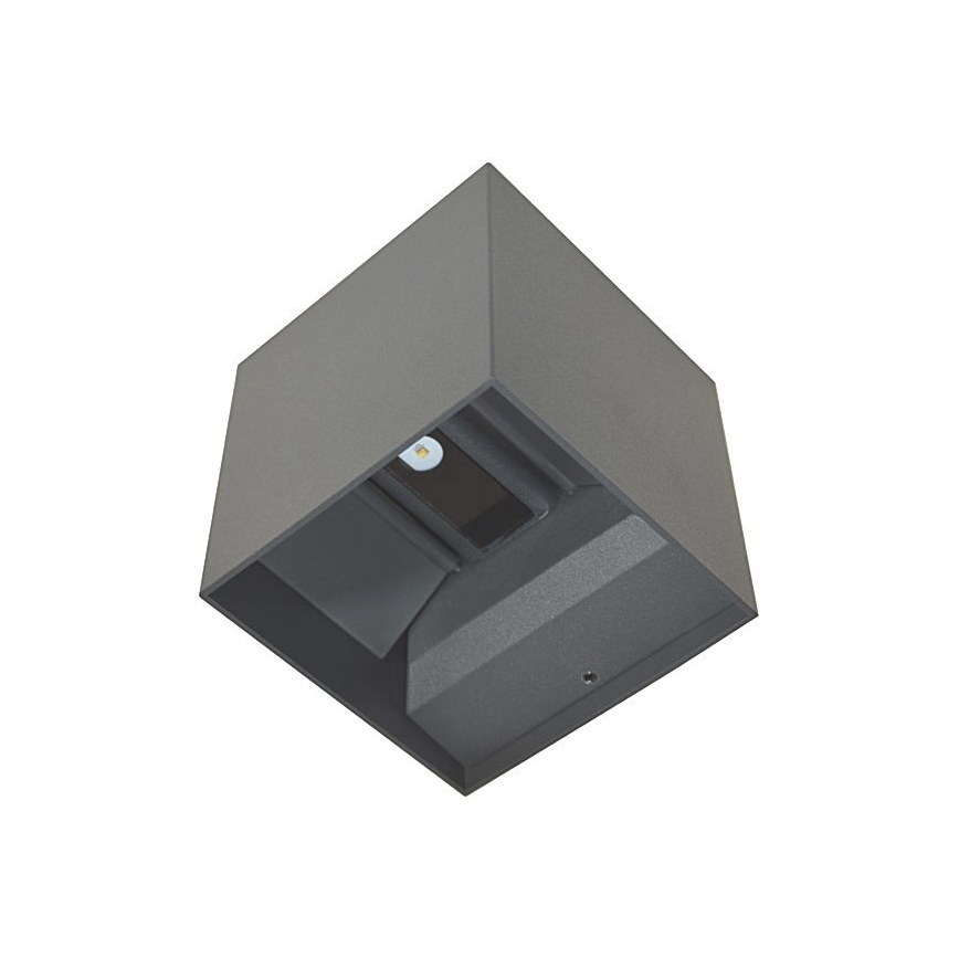Iluminação de parede exterior LED KREON 2xLED/3W/230V IP54 3000K antracite