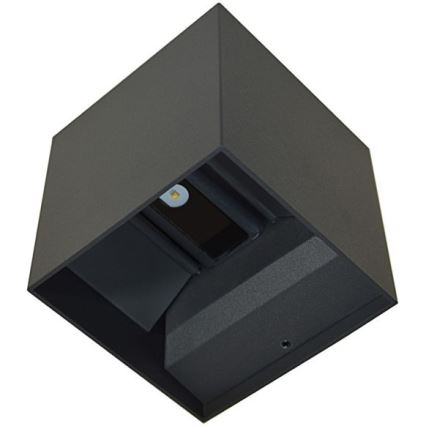 Iluminação de parede exterior LED KREON 2xLED/3W/230V IP54 4000K antracite