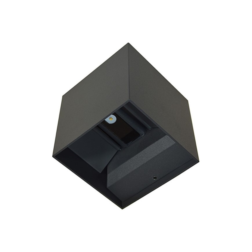 Iluminação de parede exterior LED KREON 2xLED/3W/230V IP54 4000K antracite