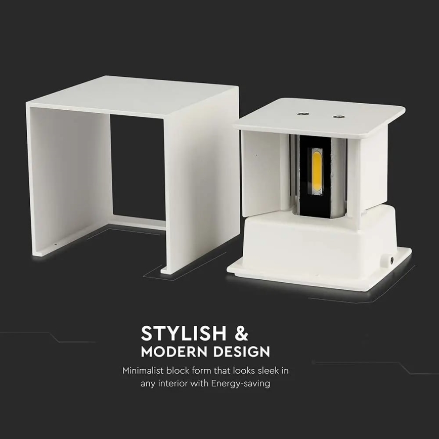 Iluminação de parede exterior LED LED/11W/230V 4000K IP65 branco