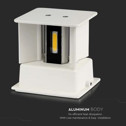 Iluminação de parede exterior LED LED/11W/230V 4000K IP65 branco