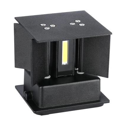 Iluminação de parede exterior LED LED/11W/230V 4000K IP65 preto