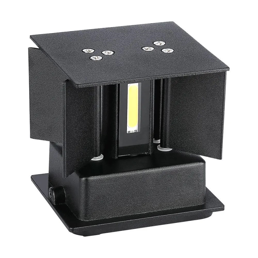 Iluminação de parede exterior LED LED/11W/230V 4000K IP65 preto