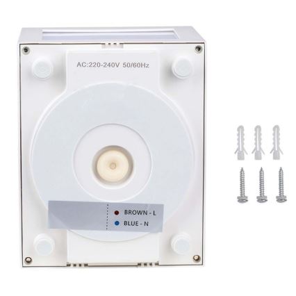 Iluminação de parede exterior LED LED/12W/230V 3000K IP65 branco