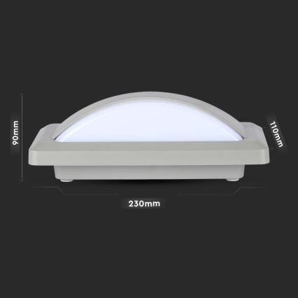 Iluminação de parede exterior LED LED/12W/230V 3000K IP65