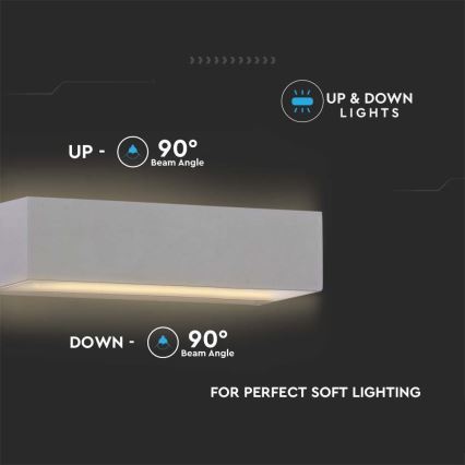 Iluminação de parede exterior LED LED/12W/230V 3000K IP65