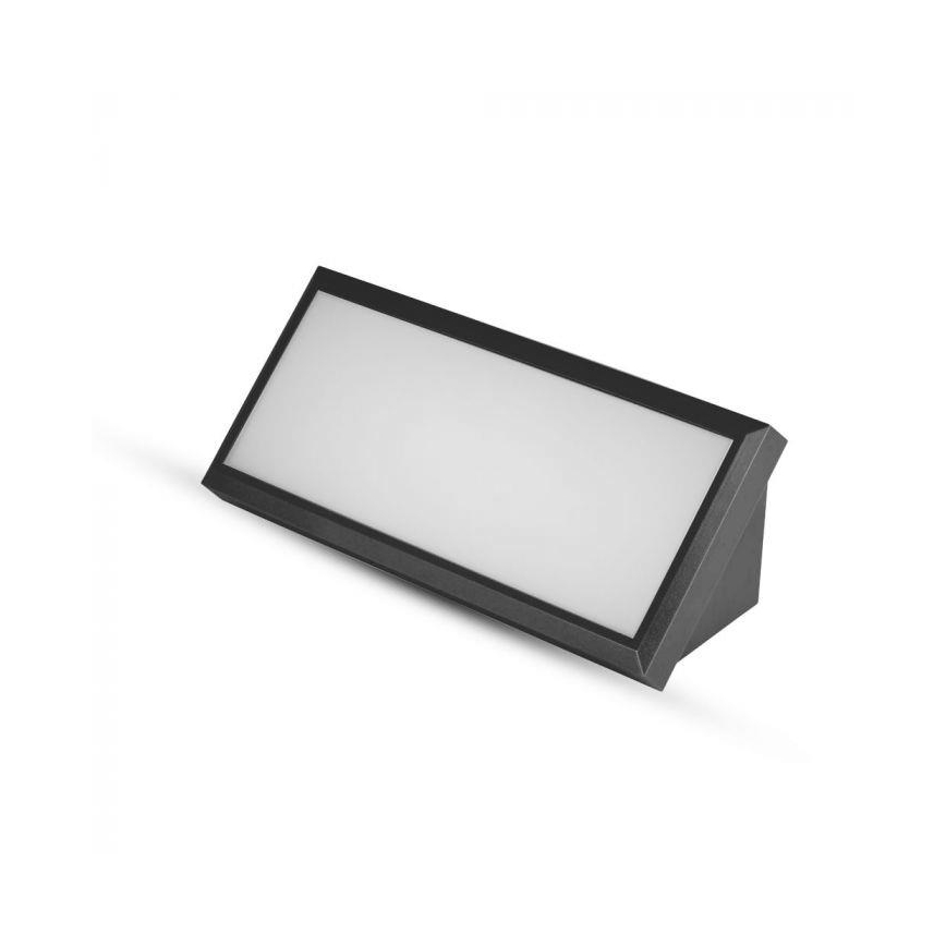 Iluminação de parede exterior LED LED/12W/230V 3000K IP65 preto