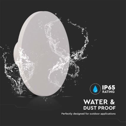 Iluminação de parede exterior LED LED/12W/230V 4000K IP65 branco