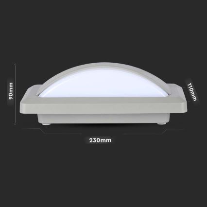 Iluminação de parede exterior LED LED/12W/230V 4000K IP65