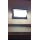 Iluminação de parede exterior LED LED/12W/230V IP54 preta