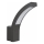 Iluminação de parede exterior LED LED/15W/230V IP54 preto