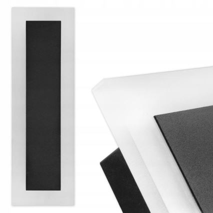 Iluminação de parede exterior LED LED/19W/230V IP54 preto