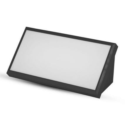Iluminação de parede exterior LED LED/20W/230V 3000K IP65 preto