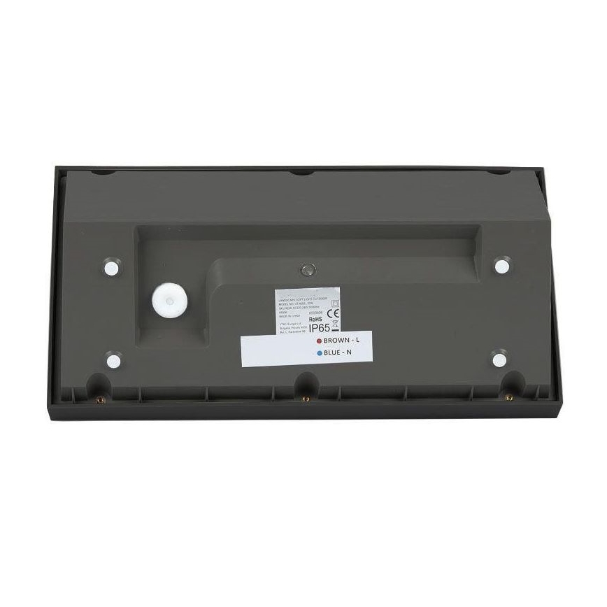 Iluminação de parede exterior LED LED/20W/230V 3000K IP65 preto