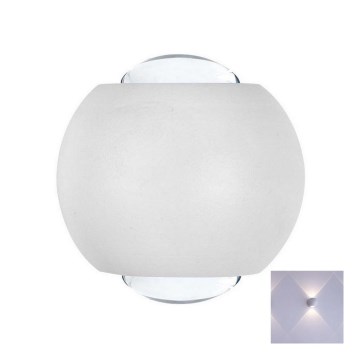 Iluminação de parede exterior LED LED/2W/230V 3000K IP54 branco