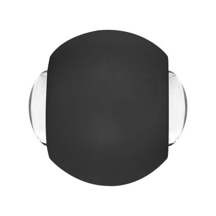 Iluminação de parede exterior LED LED/2W/230V 4000K IP54 preto