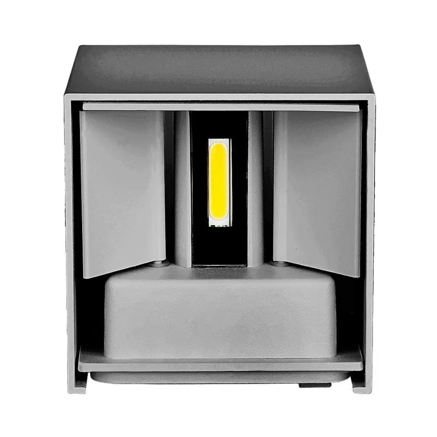 Iluminação de parede exterior LED LED/5W/230V 4000K IP65 cinzenta
