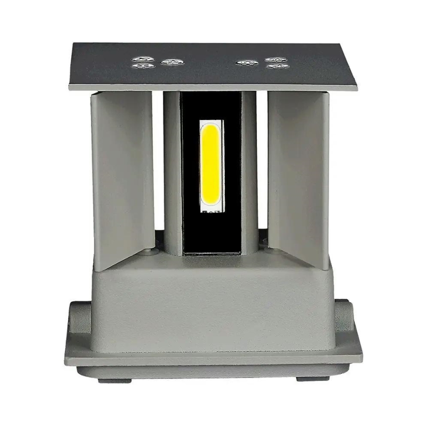 Iluminação de parede exterior LED LED/5W/230V 4000K IP65 cinzenta