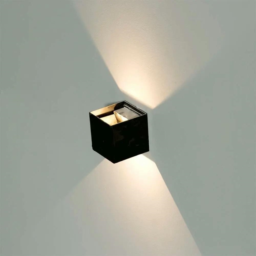 Iluminação de parede exterior LED LED/5W/230V 4000K IP65 preto