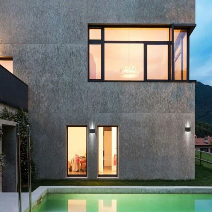 Iluminação de parede exterior LED LED/6W/230V 3000K IP65 preto