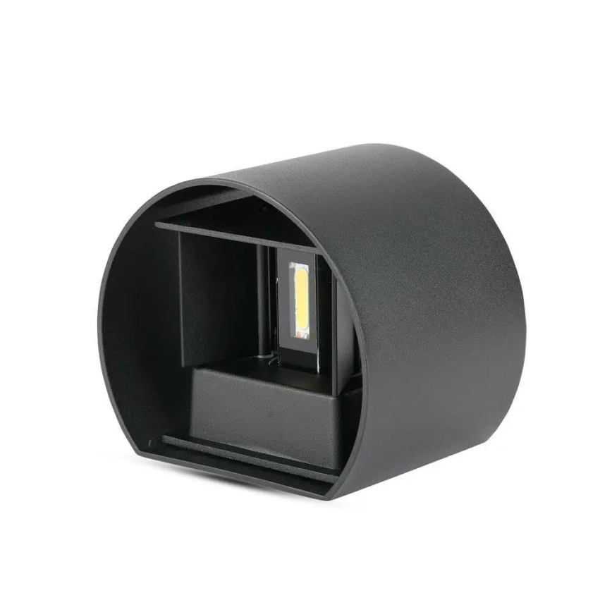 Iluminação de parede exterior LED LED/6W/230V 3000K IP65 preto