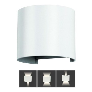 Iluminação de parede exterior LED LED/6W/230V 4000K IP65 branco