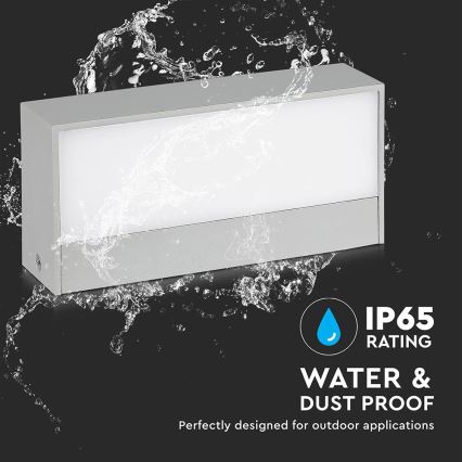 Iluminação de parede exterior LED LED/9W/230V 4000K IP65