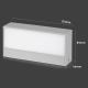 Iluminação de parede exterior LED LED/9W/230V 4000K IP65
