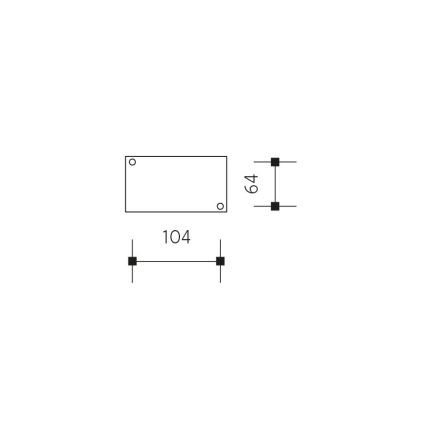 Iluminação de parede exterior LED NATURA LED/12W/230V 4000K IP65 castanho/antracite
