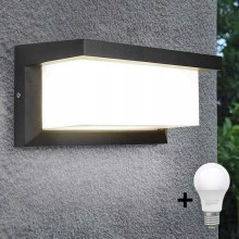 Iluminação de parede exterior LED NEELY 1xE27/10W/230V 3000K IP54 antracite