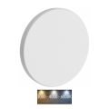 Iluminação de parede exterior LED PIATTA LED/12W/230V 3000/4000/6000K diâmetro 18 cm IP44 branco