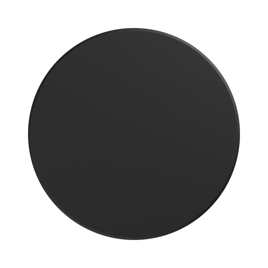 Iluminação de parede exterior LED PIATTA LED/12W/230V 3000/4000/6000K diâmetro 18 cm IP44 preto