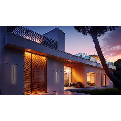 Iluminação de parede exterior LED STICK LED/12W/230V IP65 3000K 60 cm