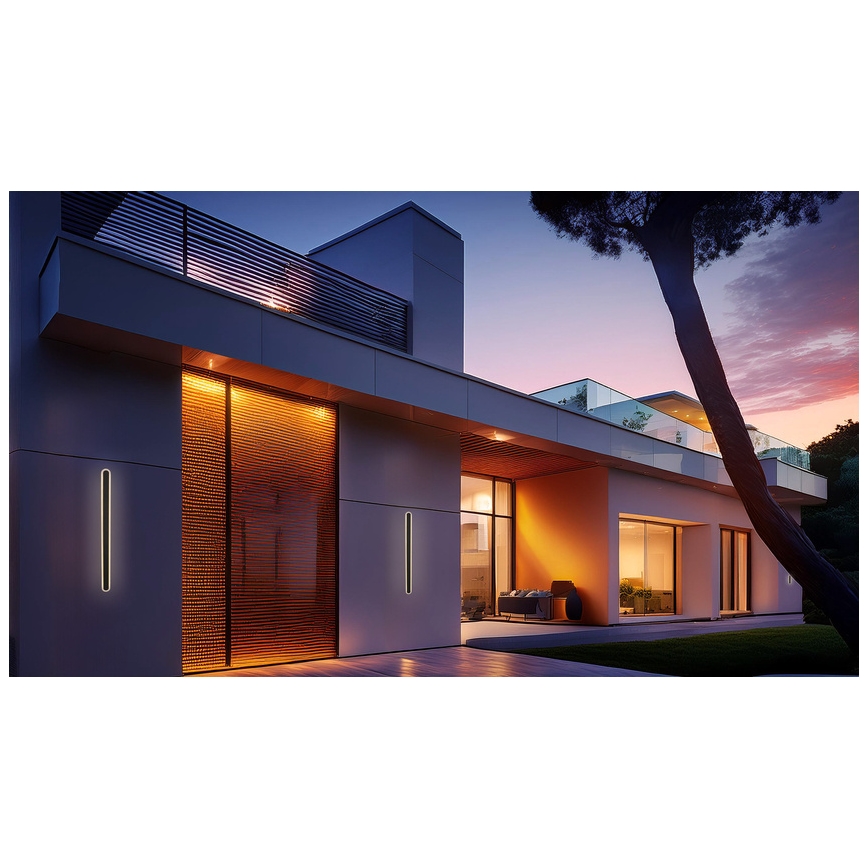 Iluminação de parede exterior LED STICK LED/28W/230V IP65 3000K 90 cm